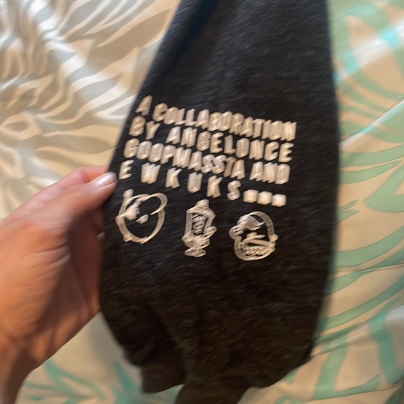 EWKUKS draw string dark gray sweat pants. - Picture 6 of 8